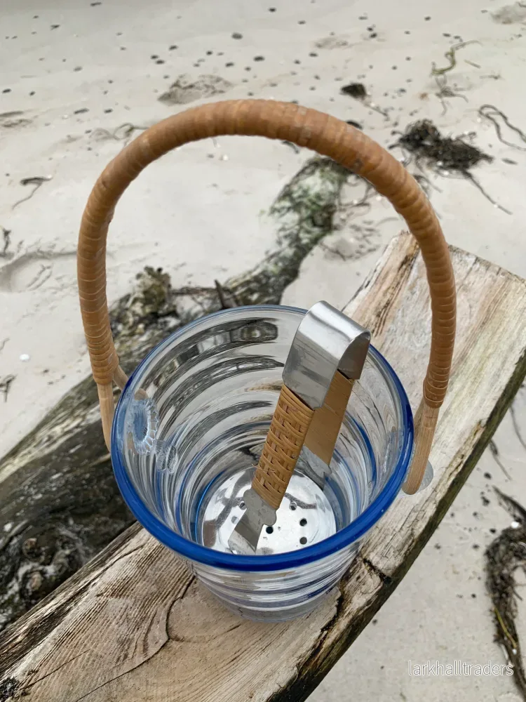 Holmegaard ishink med galler i botten och tång - Bild 2