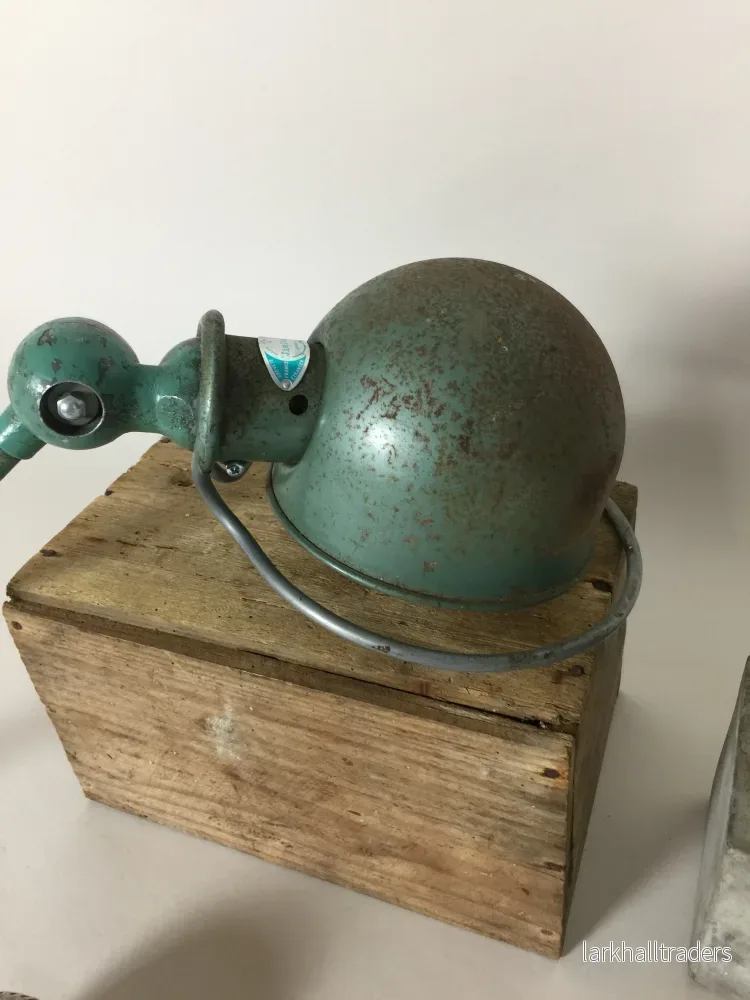 Jieldé vägglampa i grönt med strömbrytare - Bild 2