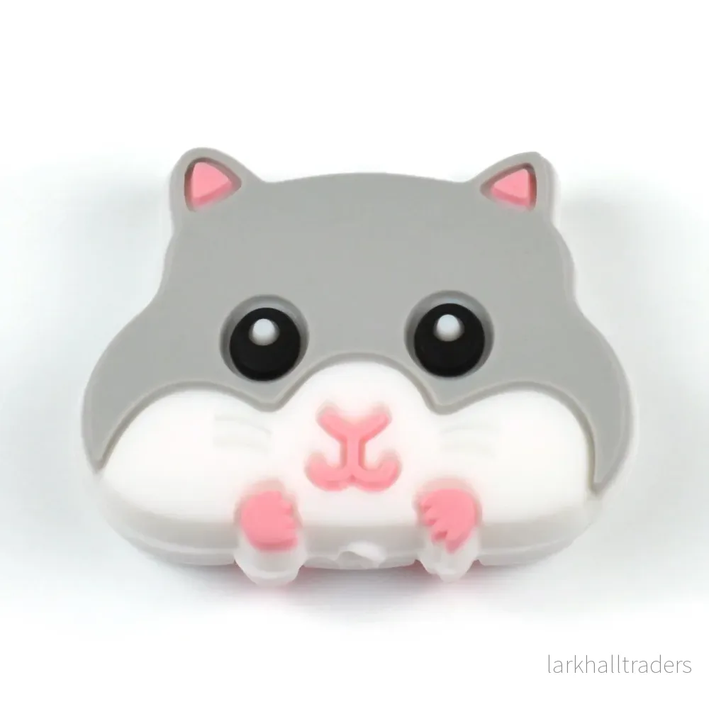 Motivpärla i silikon, hamster - Bild 3