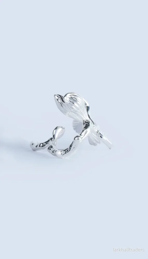 Veil Magnolia Silver ring - Bild 3