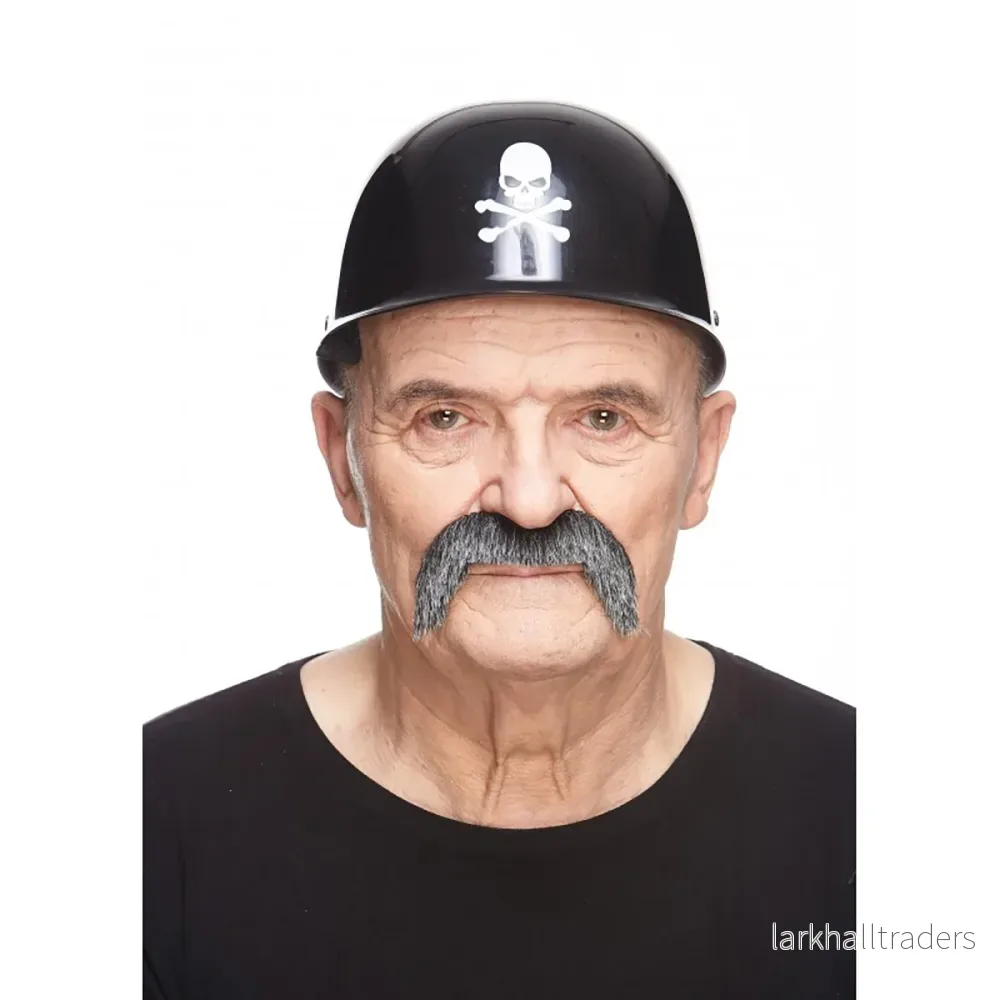 Mustasch, cowboy svart/vit - Bild 2