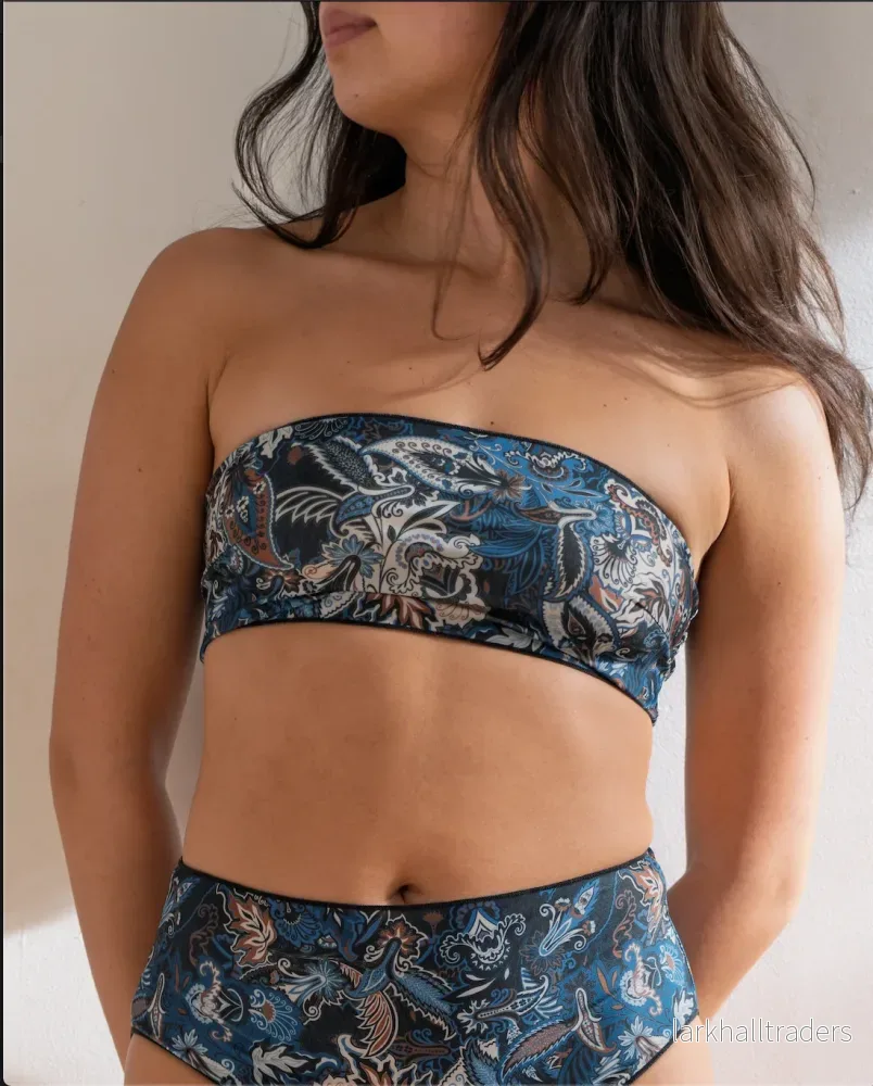 Solgenomsläpplig & Snabbtorkande / Elba Bandeau Top - Bild 3