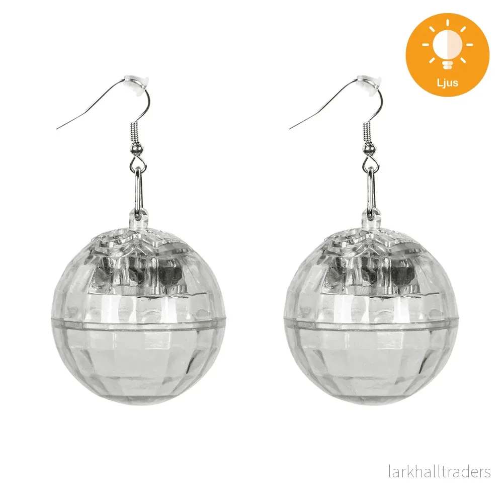 LED örhängen, disco LED örhängen, disco
