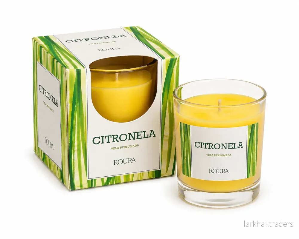 Doftljus Basic Citronella i Glas 83×70 mm Doftljus Basic Citronella i Glas 83×70 mm