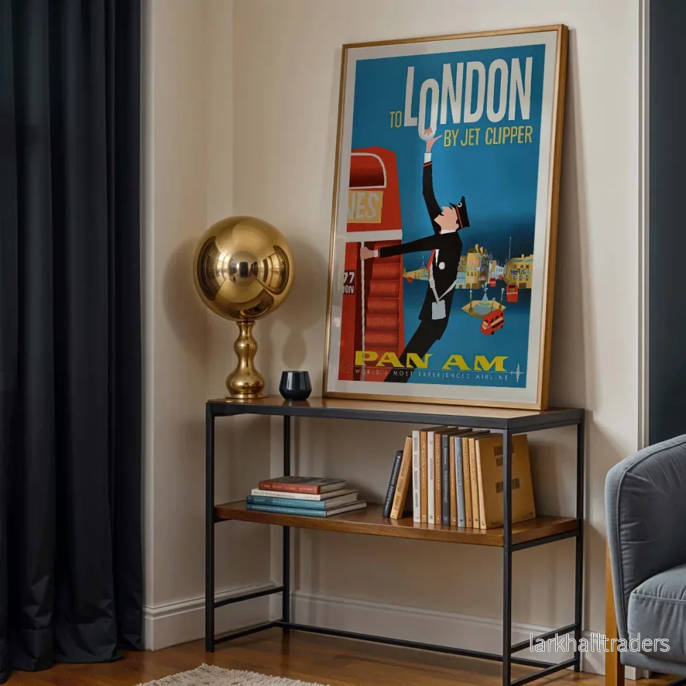 Till London med Jet Clipper Poster