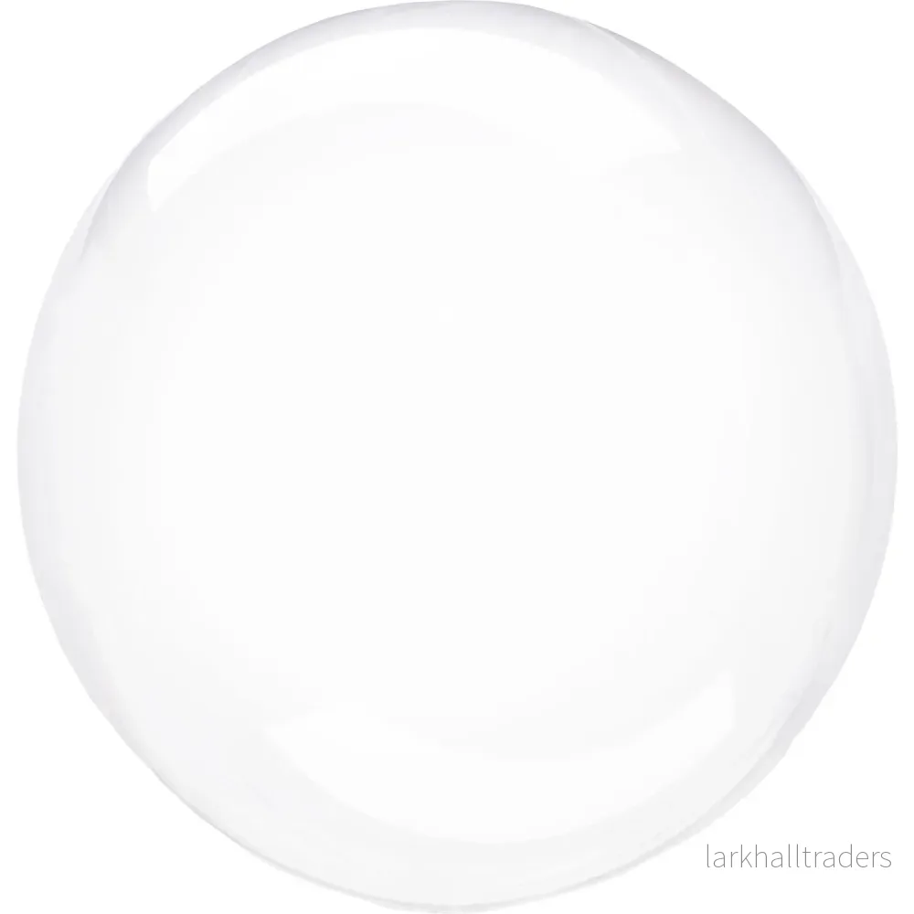 Klotballong, transparent klar 40 cm