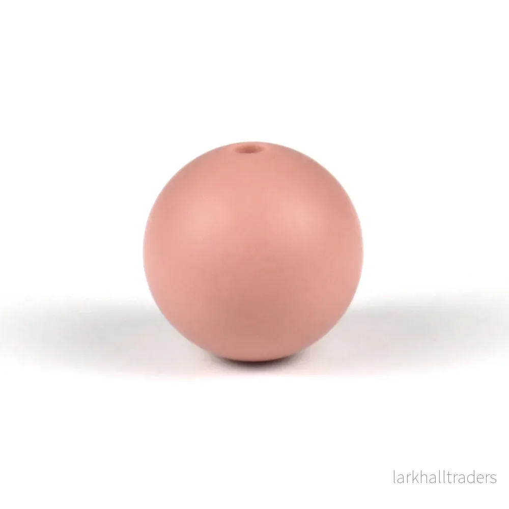 Silikonpärlor, rose dawn, 15mm