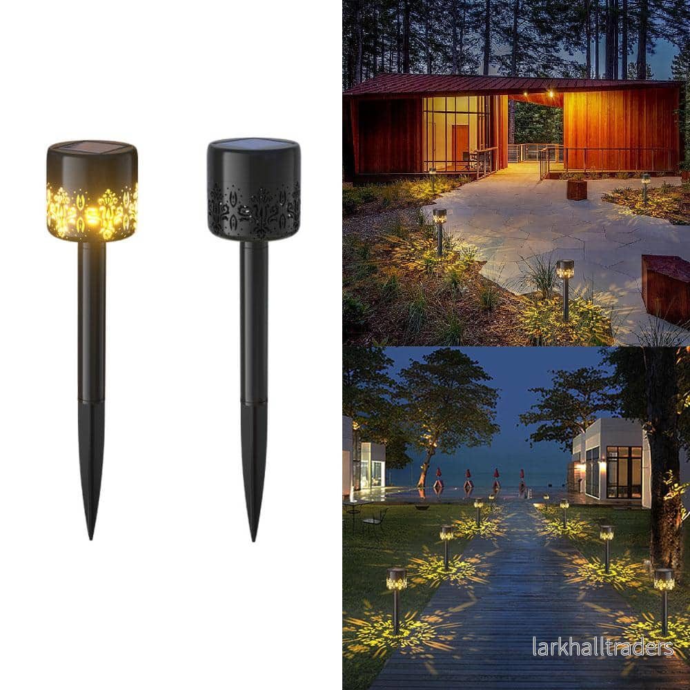 LED Solcellslampor utomhus på spjut – 2 st. LED Solcellslampor utomhus på spjut – 2 st.