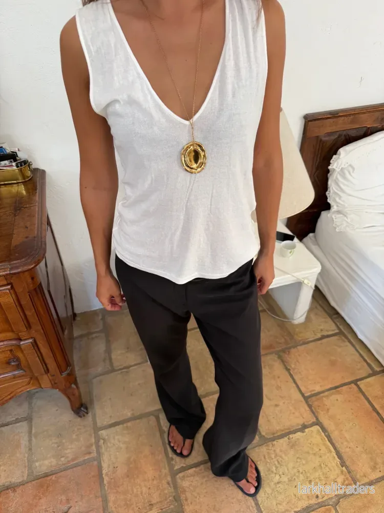 CANNES – Lång Guld Halsband CANNES – Lång Guld Halsband