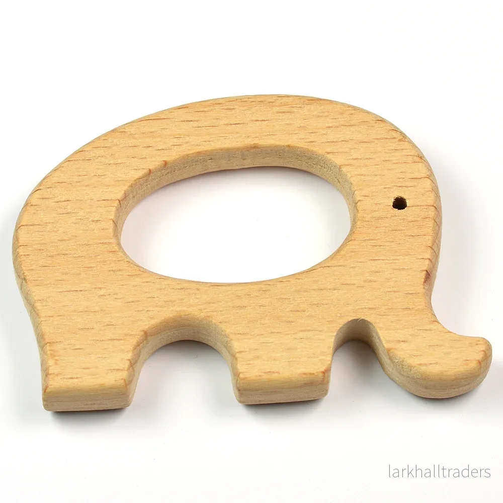 Naturlig träfigur, elefant