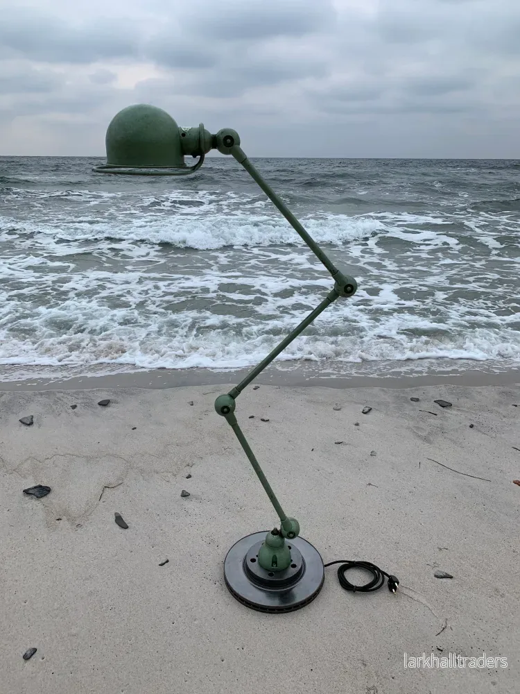 Jieldé golvlampa med 3 armar - Grön råversion