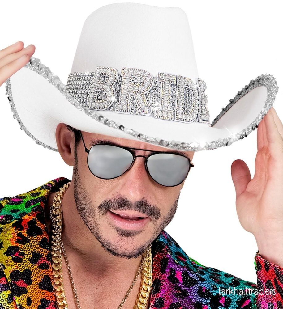 Cowboyhatt, vit BRIDE - Bild 3