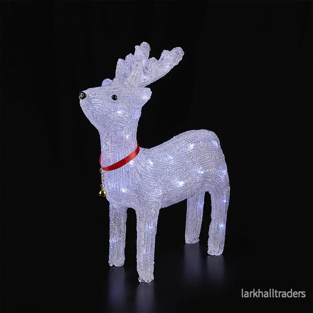 Ren Akryl - höjd 40 cm med LED-belysning