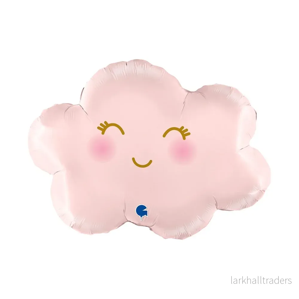 Folieballong, Cloudy Satin Pastel Pink Folieballong, Cloudy Satin Pastel Pink