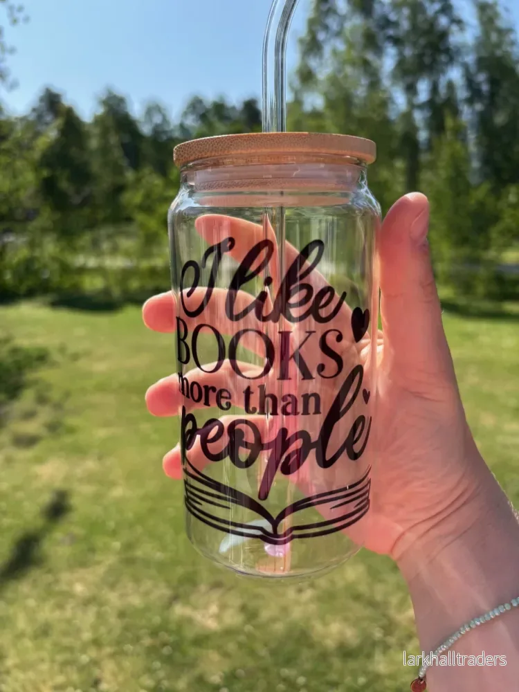 Glas - I like books more than people - Bild 2