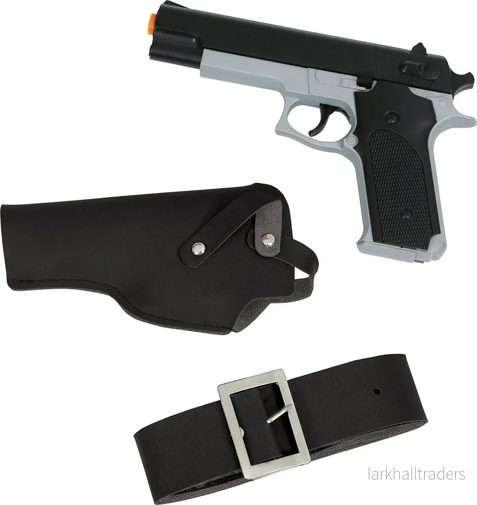 Pistol med hölster, 22 cm Pistol med hölster, 22 cm