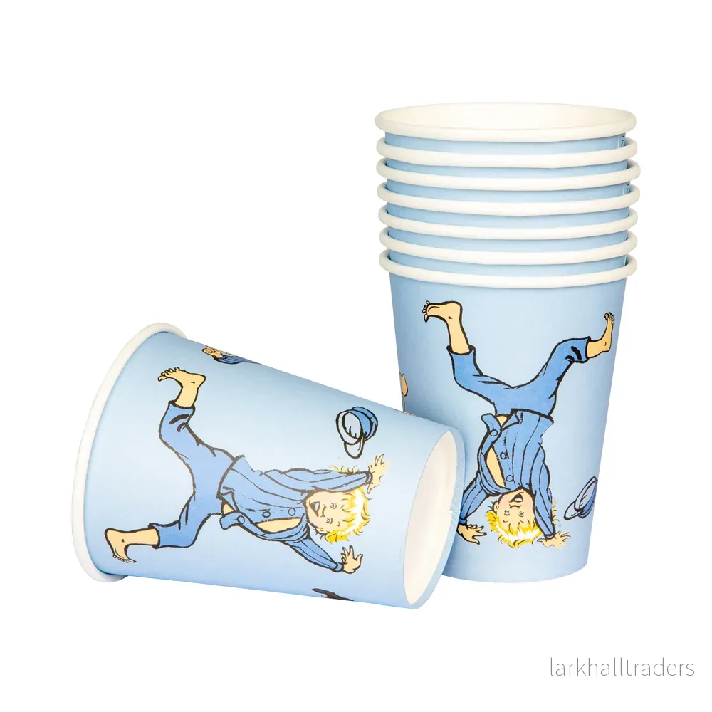 Pappersmuggar, Emil i Lönneberga 200 ml 8 st Pappersmuggar, Emil i Lönneberga 200 ml 8 st
