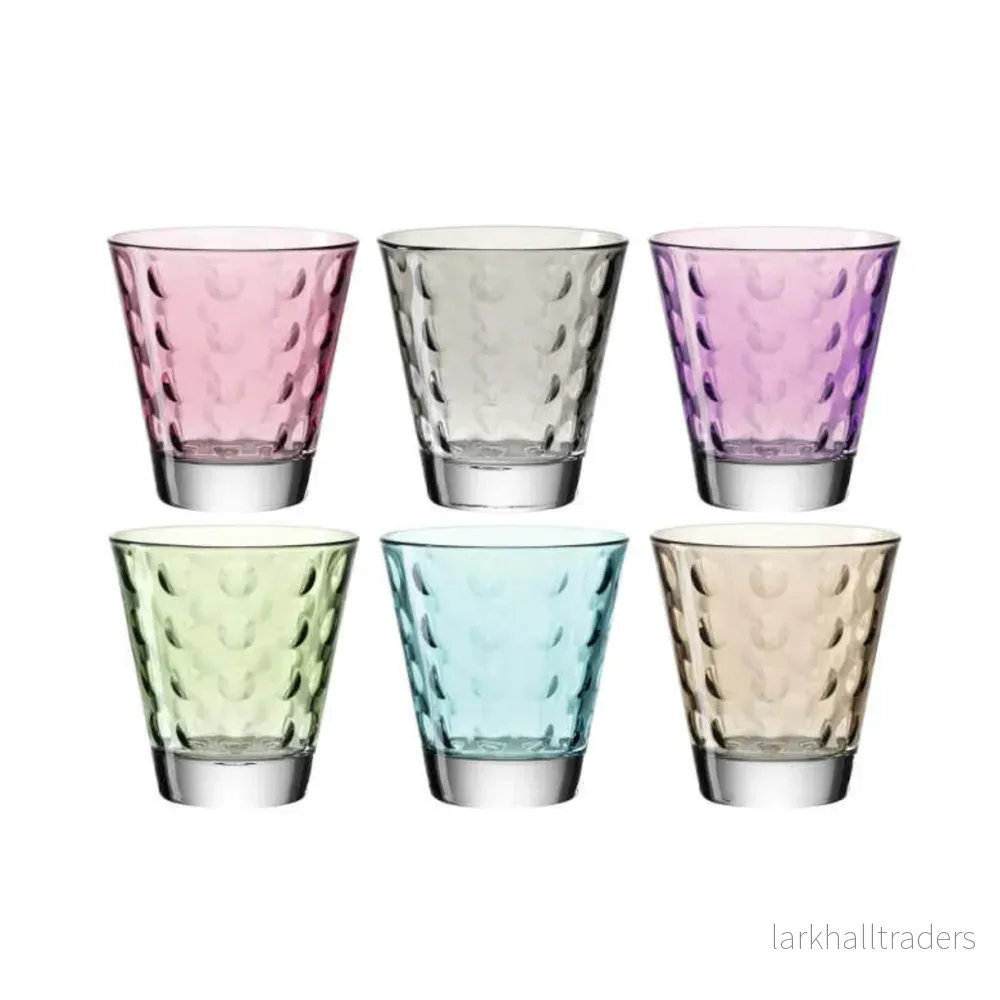 Dricksglas Optic wh 22 cl flerfärgade 6-pack Dricksglas Optic wh 22 cl flerfärgade 6-pack