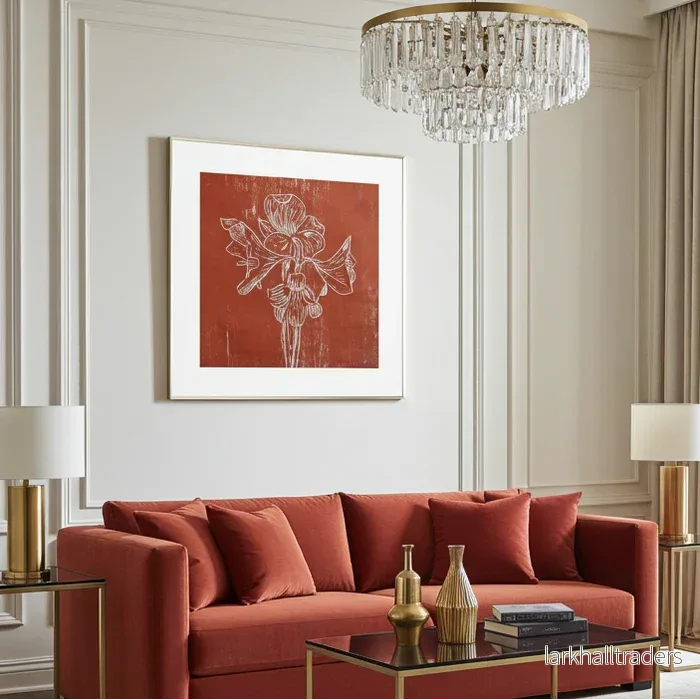 Fine Art Print Blommig Röd – Red Amaryllis | Museumskvalitet Fine Art Print Blommig Röd – Red Amaryllis | Museumskvalitet