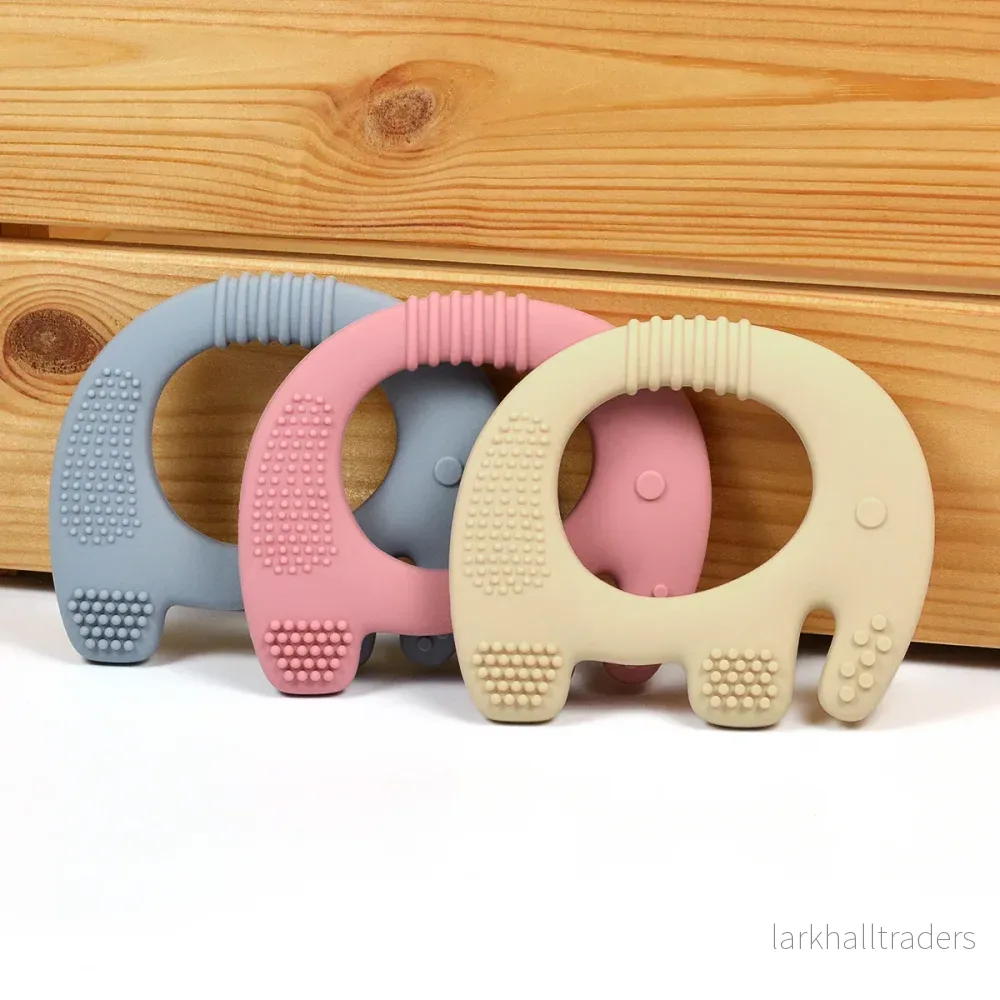 Silikon bitring, baby elephant - Bild 2