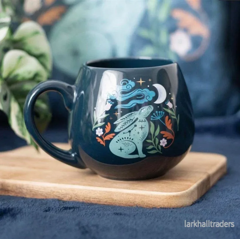 Rundad mugg – Mystisk hare Rundad mugg – Mystisk hare