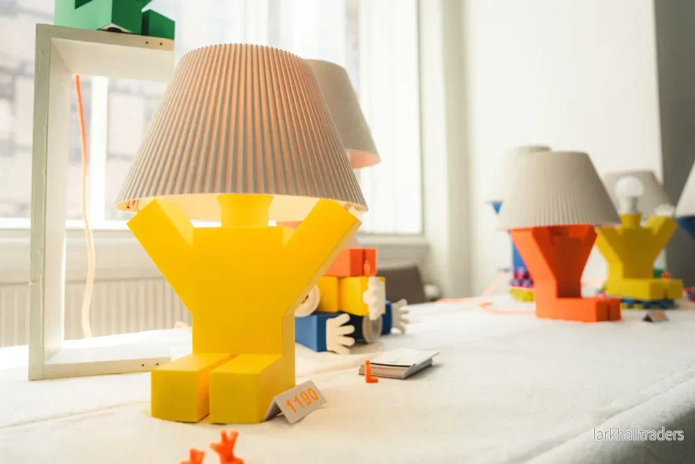 Lasse lamp - räfflad gul - Bild 2