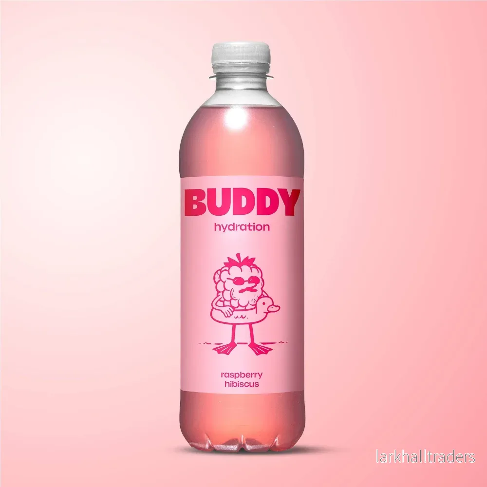 BUDDY Hydration Elektrolytdryck Hallon & Hibiskus | 3-pack