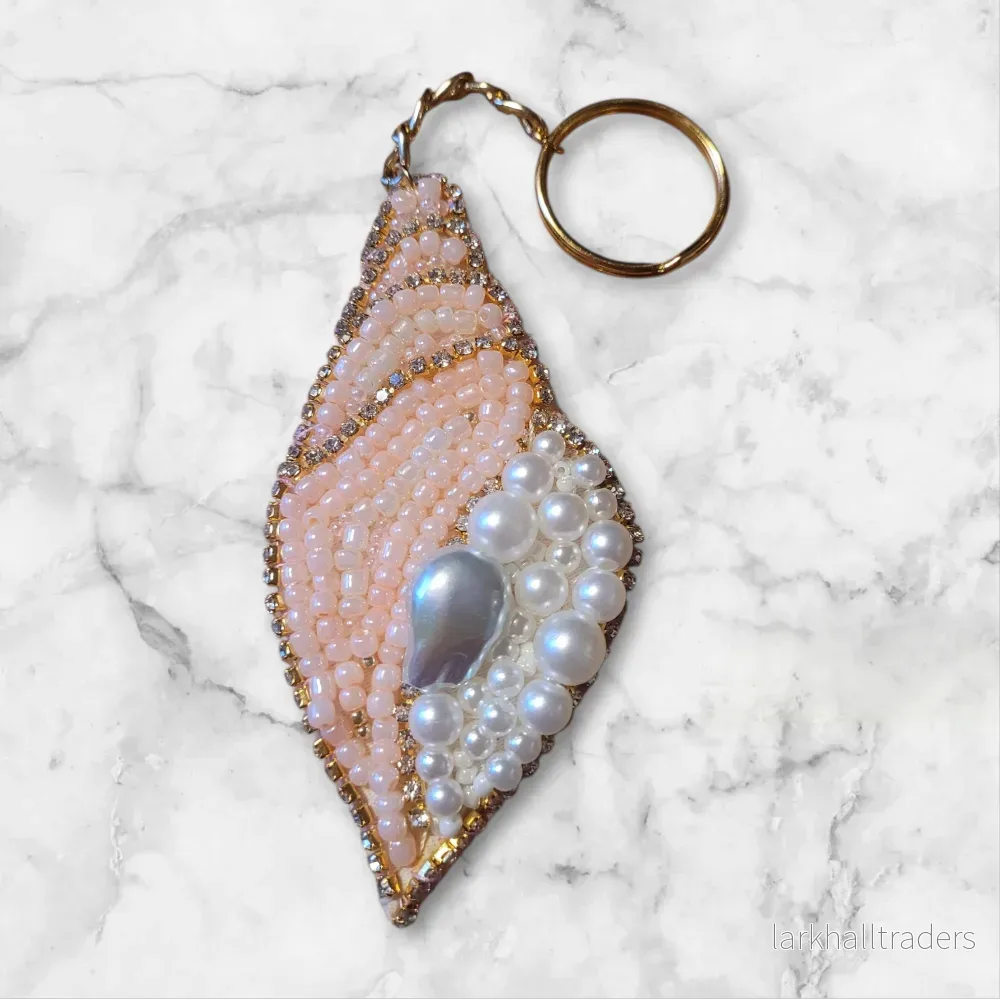 Väskberlock / Nyckelring, Seashell Väskberlock / Nyckelring, Seashell