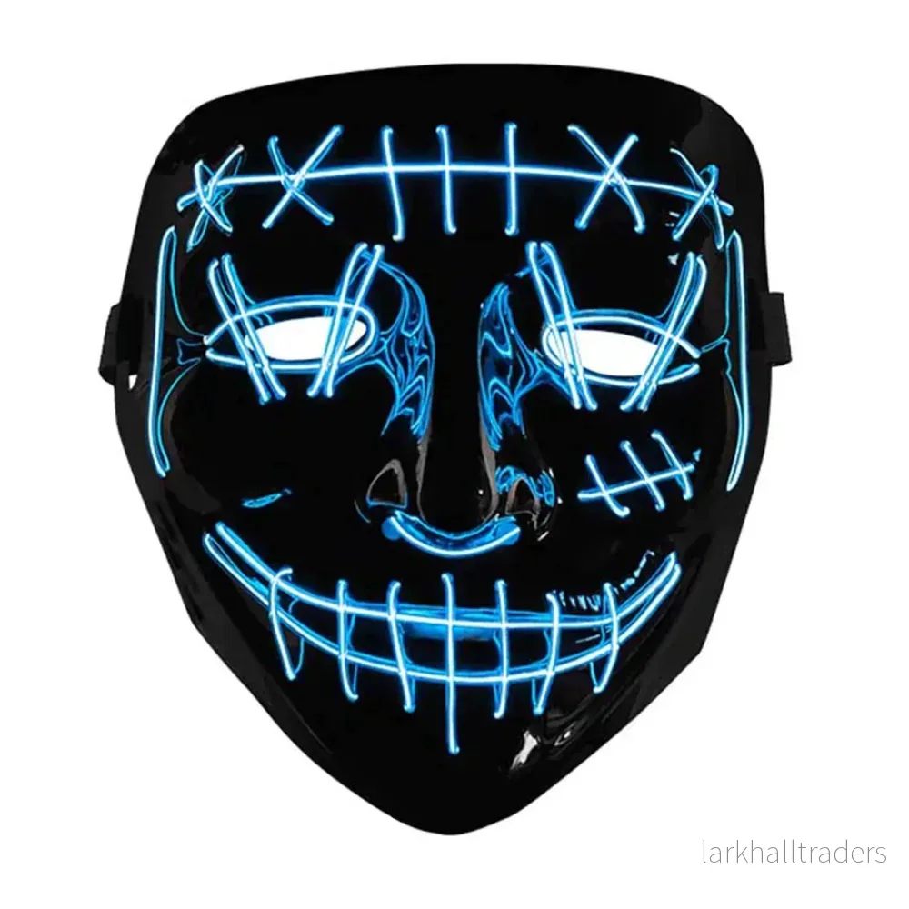 LED-mask, killer smile blue - Bild 2