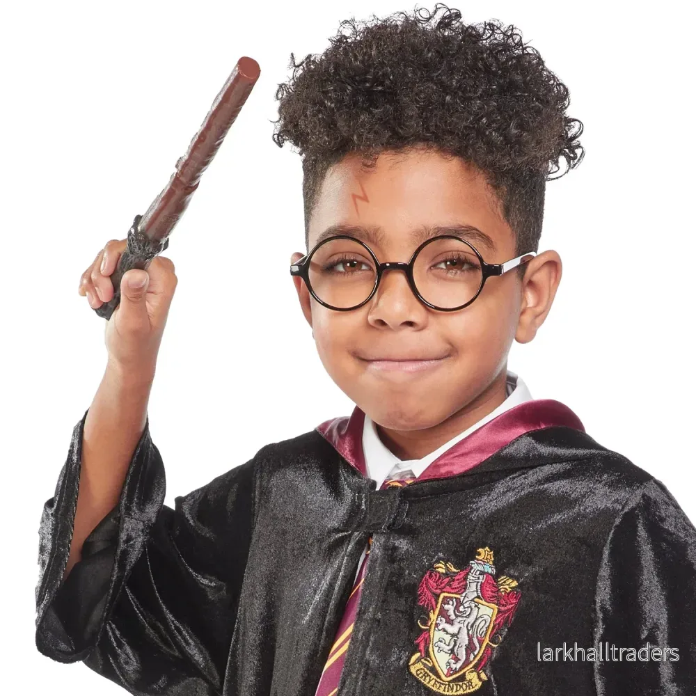 Harry Potterset, glasögon & stav - Bild 3