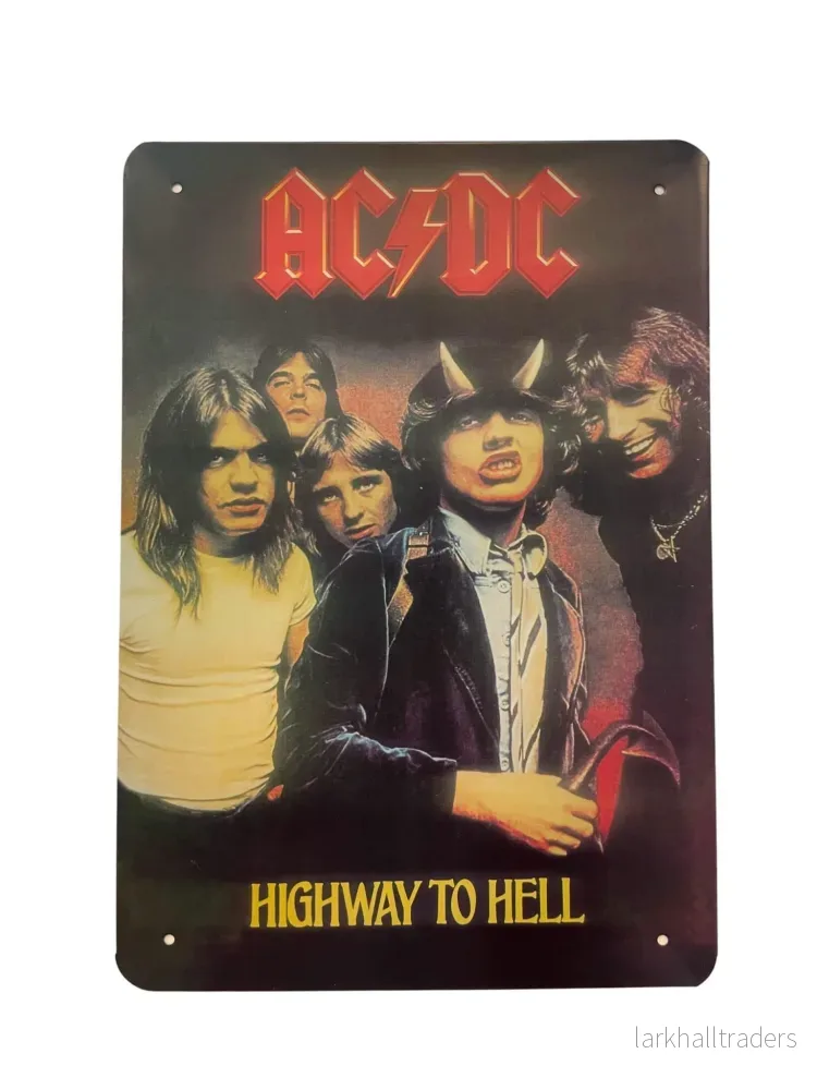 Metallskylt – ACDC Metallskylt – ACDC