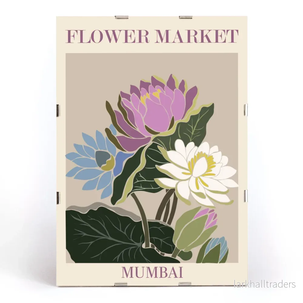 Blomstermarknad Mumbai Poster - Bild 3