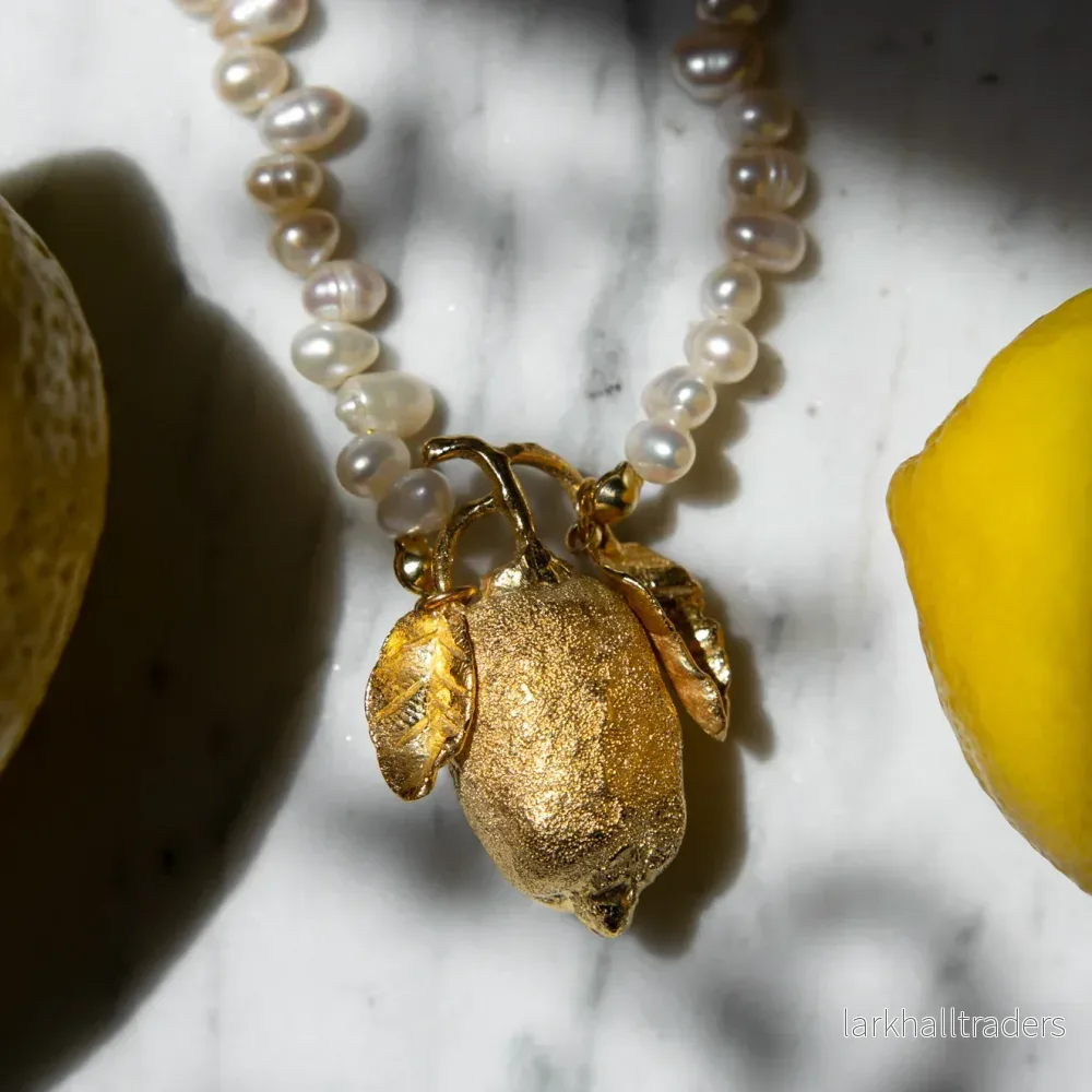 Stort Citronhalsband - Lemone ( λεμόνι ) - Bild 3