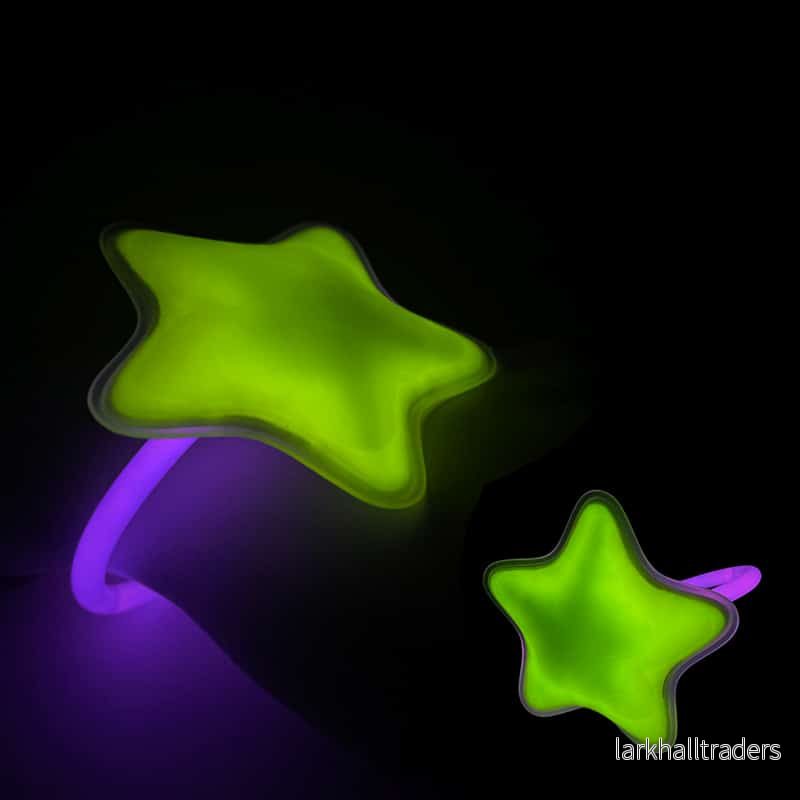 Armbånd m/Stjärna Självlysande glow stick