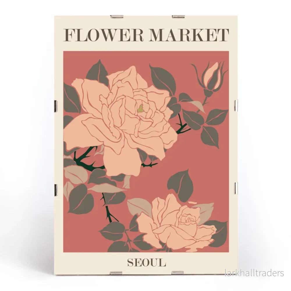Blomstermarknad Seoul Poster - Bild 3