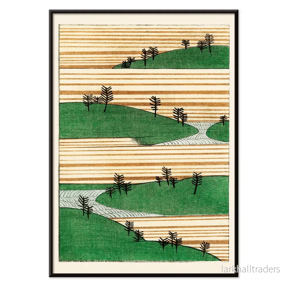 Grönt landskap Poster - Bild 2