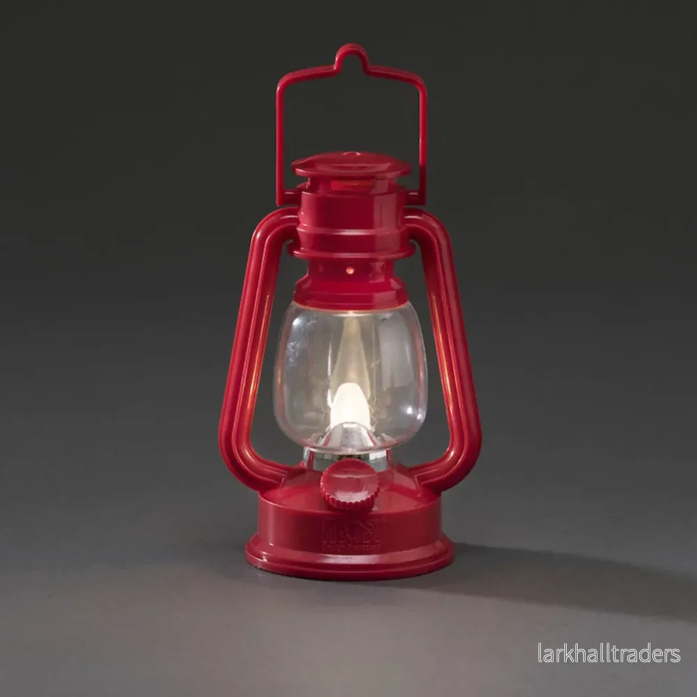 Tomtelykta, röd med LED 15x8 cm - Bild 2