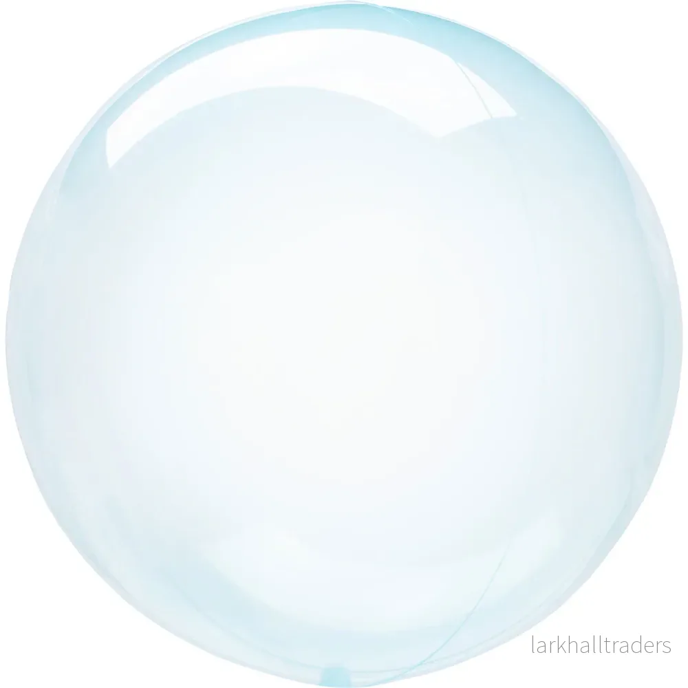 Klotballong, transparent blå 40 cm Klotballong, transparent blå 40 cm