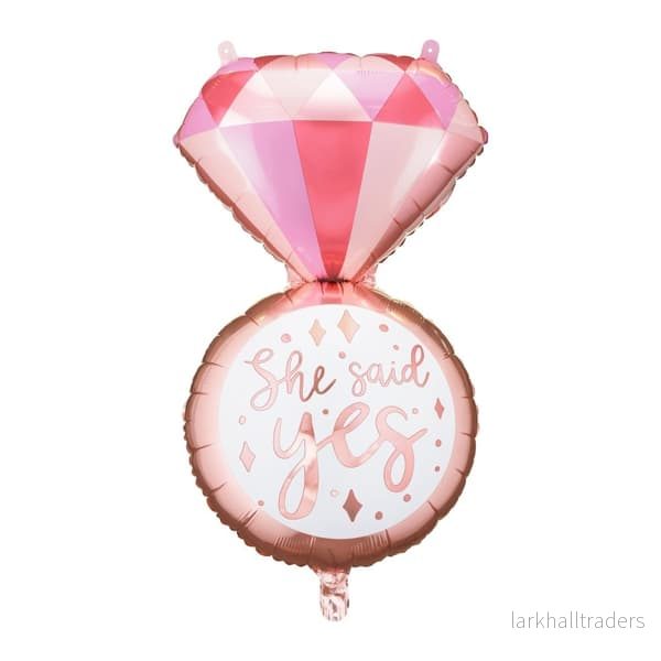 Folieballong, ring 41x72 cm