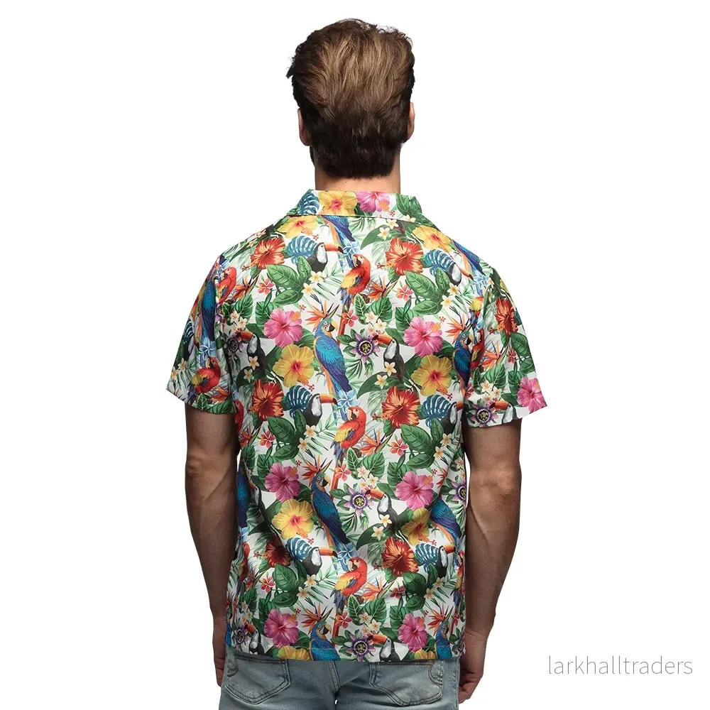Hawaiiskjorta, tropical - Bild 3
