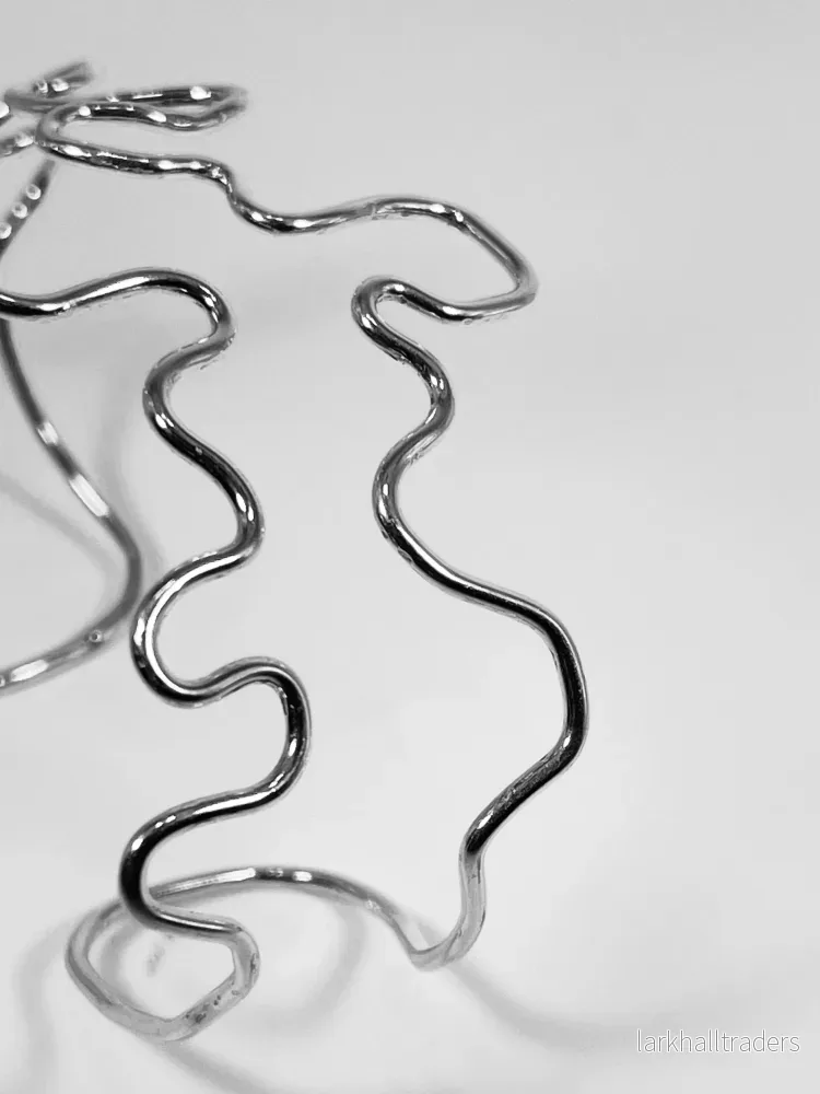 Handgjord Silver Armband Cloud - Bild 3