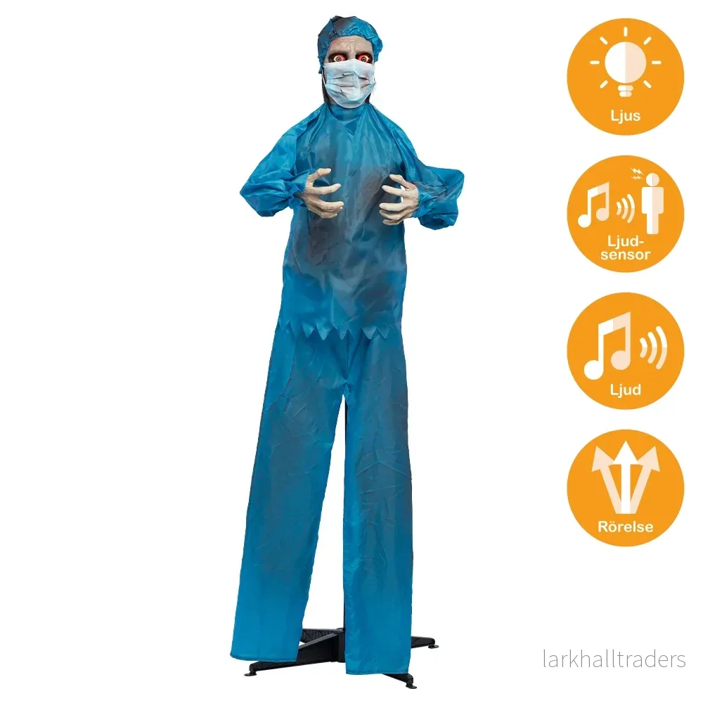 Prop animerad, scary doctor 170 cm Prop animerad, scary doctor 170 cm