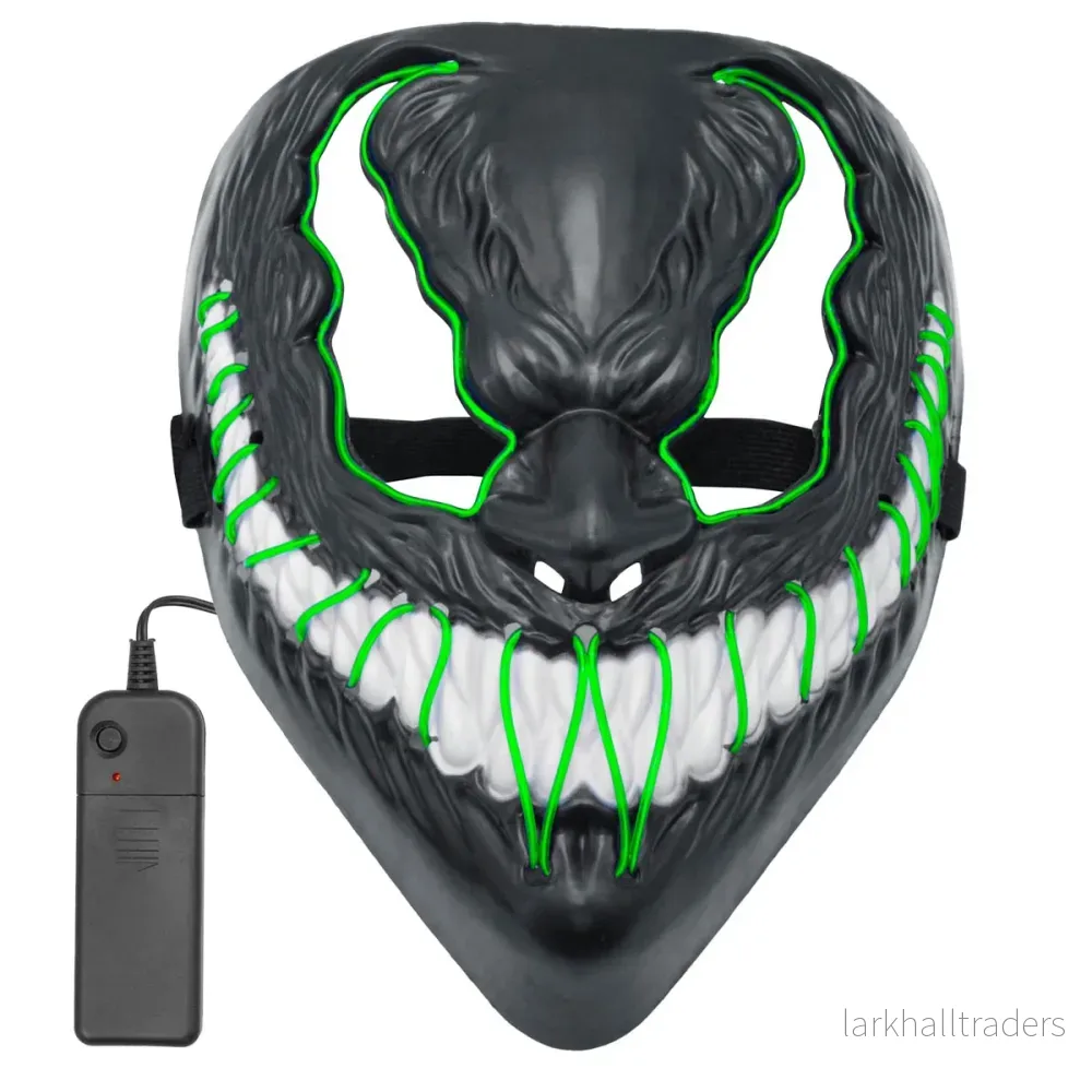 LED-mask, monster grön - Bild 3