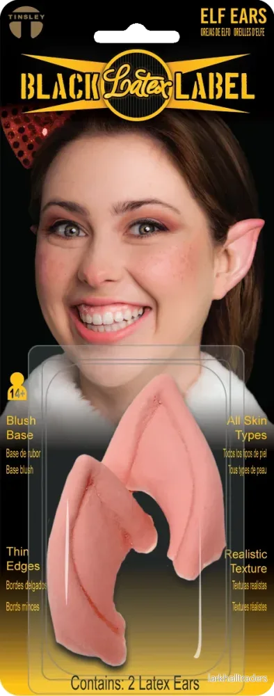 Black Label Latex Ears - Elf Ears