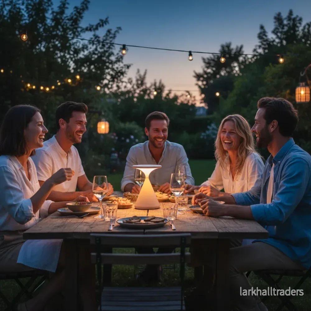 SandGleam – Trådlös timglasbordslampa med dimbar LED-belysning - Bild 2