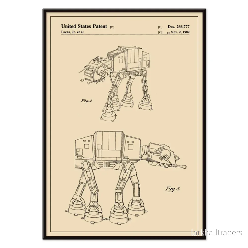 Star Wars AT-AT-patent Poster - Bild 2
