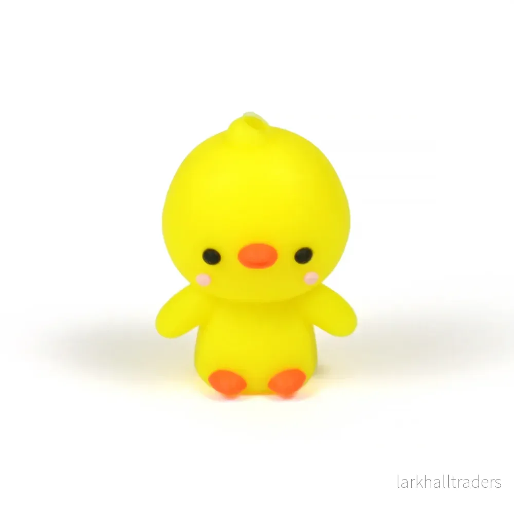 Motivpärla i silikon, 3D little chicken