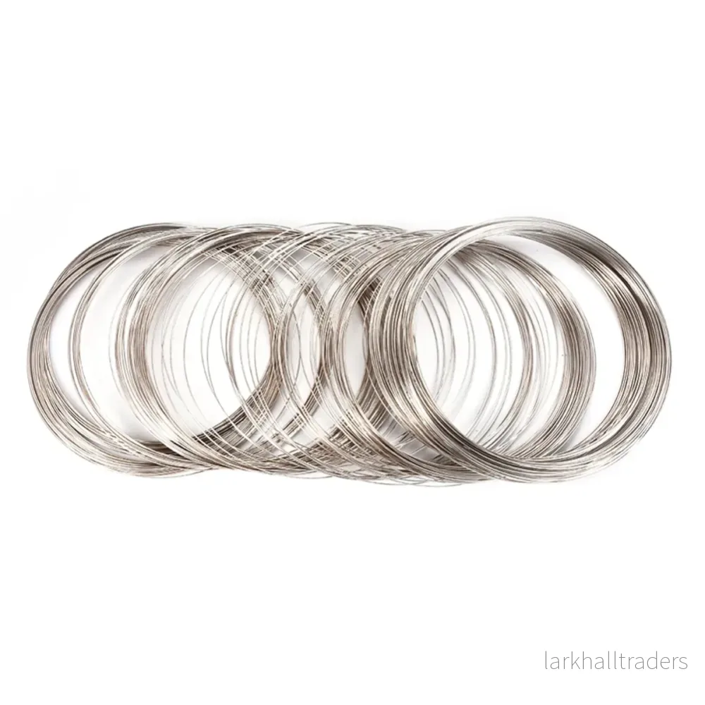 Memory wire för halsband, 11,5cm, antiksilver, 10 varv