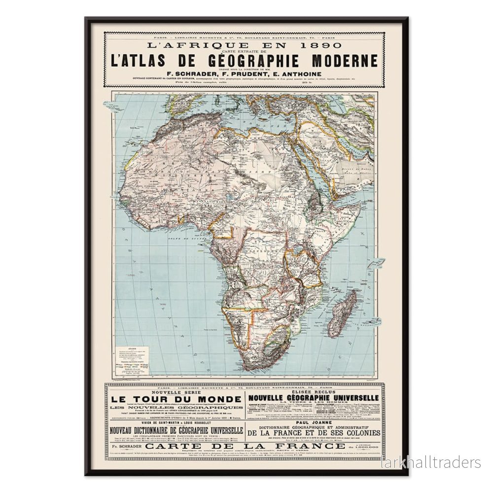 L'Afrique en 1890 Poster - Bild 2
