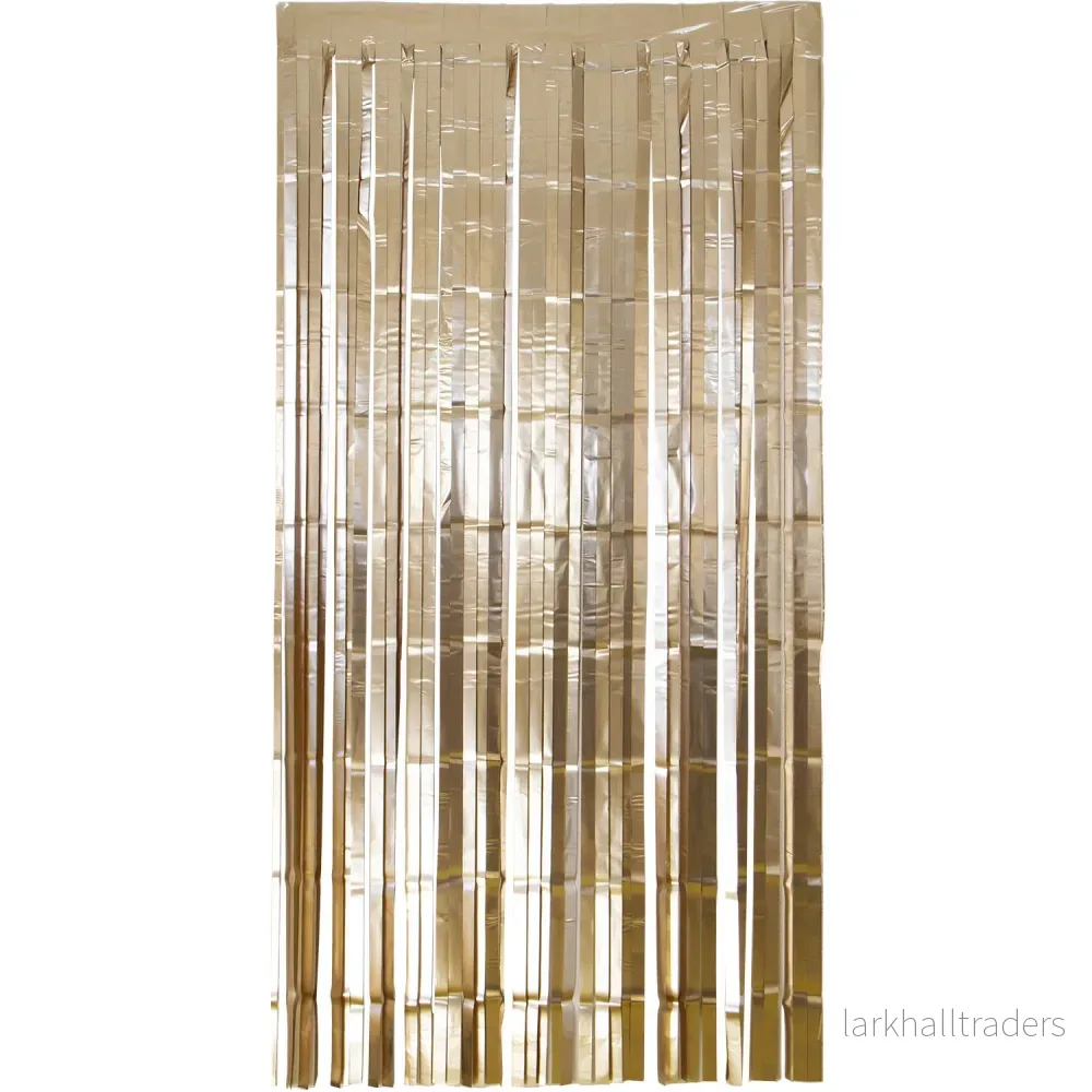 Glitterdraperi, matt guld 1x2 m
